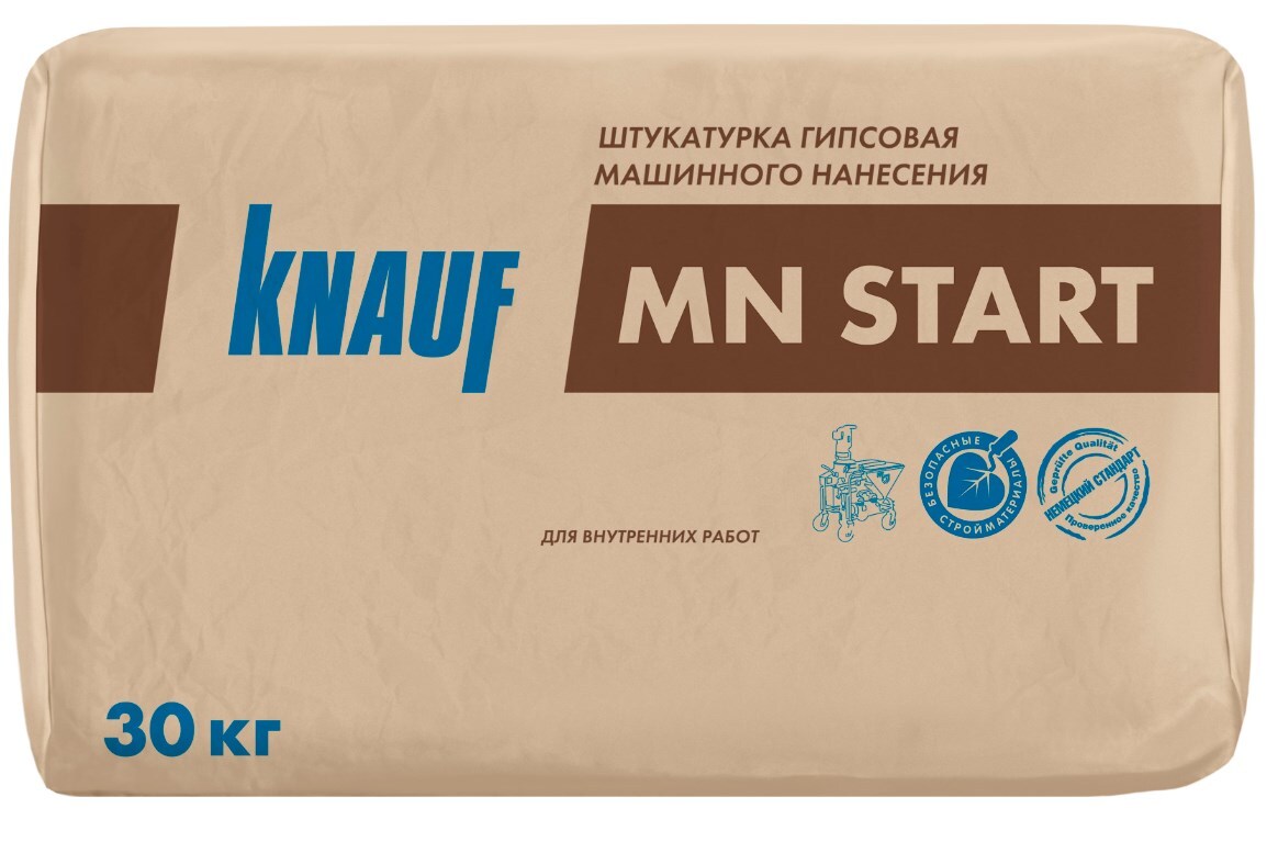 

Штукатурка гипсовая Knauf MH Старт 30 кг, Серый