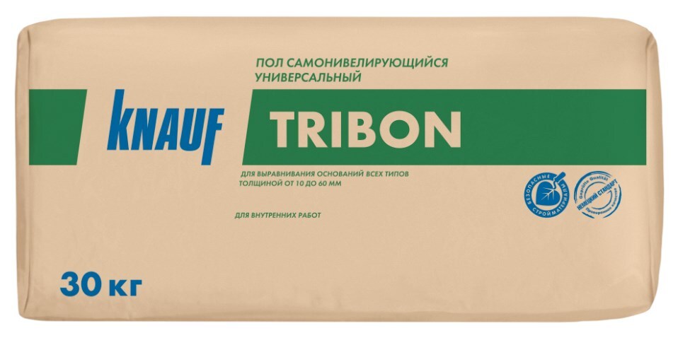 

Смесь для пола Knauf Трибон самонивелирующаяся 30 кг, Белый