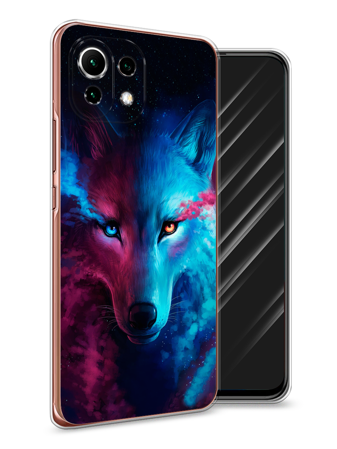 

Чехол Awog на Xiaomi Mi 11 Lite/5G NE "Волшебный волк", Разноцветный, 311750-1