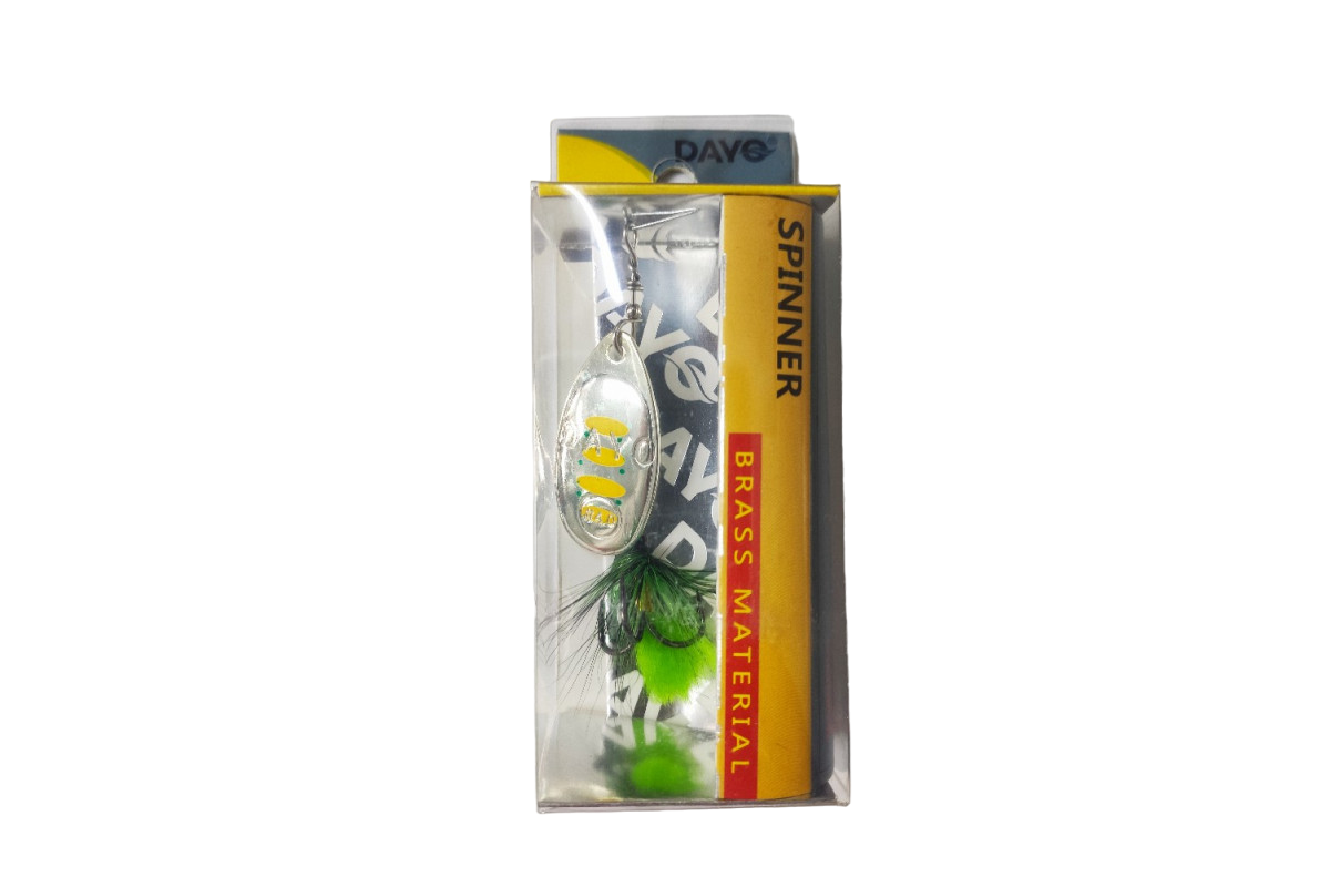 

Блесна DaYo Brass №2 12гр 85мм #10 331003, 00-00033474
