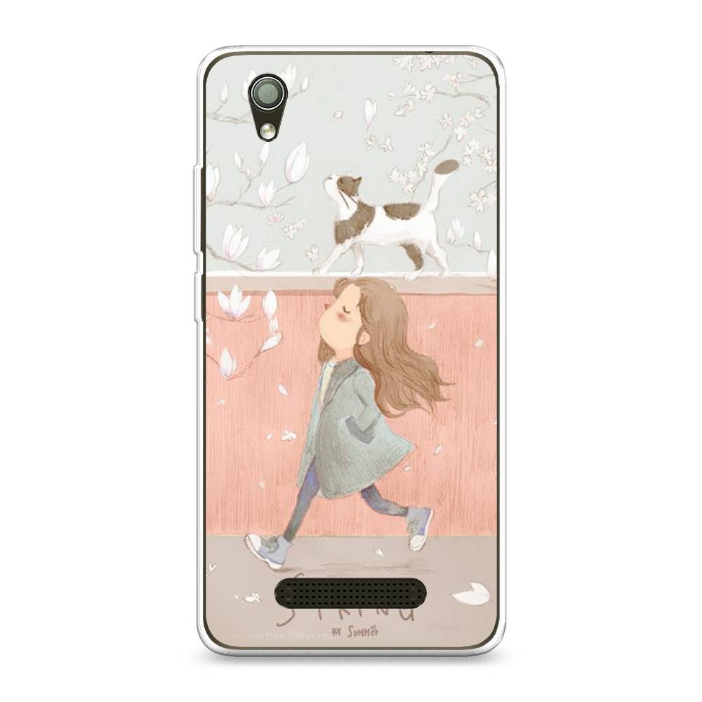 

Чехол Awog на ZTE Blade X3 / ЗТЕ Блэйд X3 "Девочка-весна", 130650-7