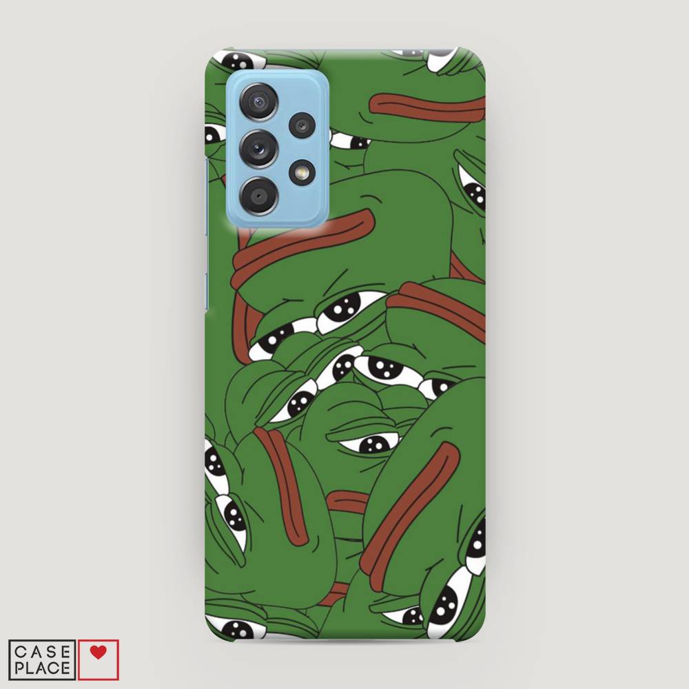 

Пластиковый чехол "Печальный frog" на Samsung Galaxy A52, 2102420-7