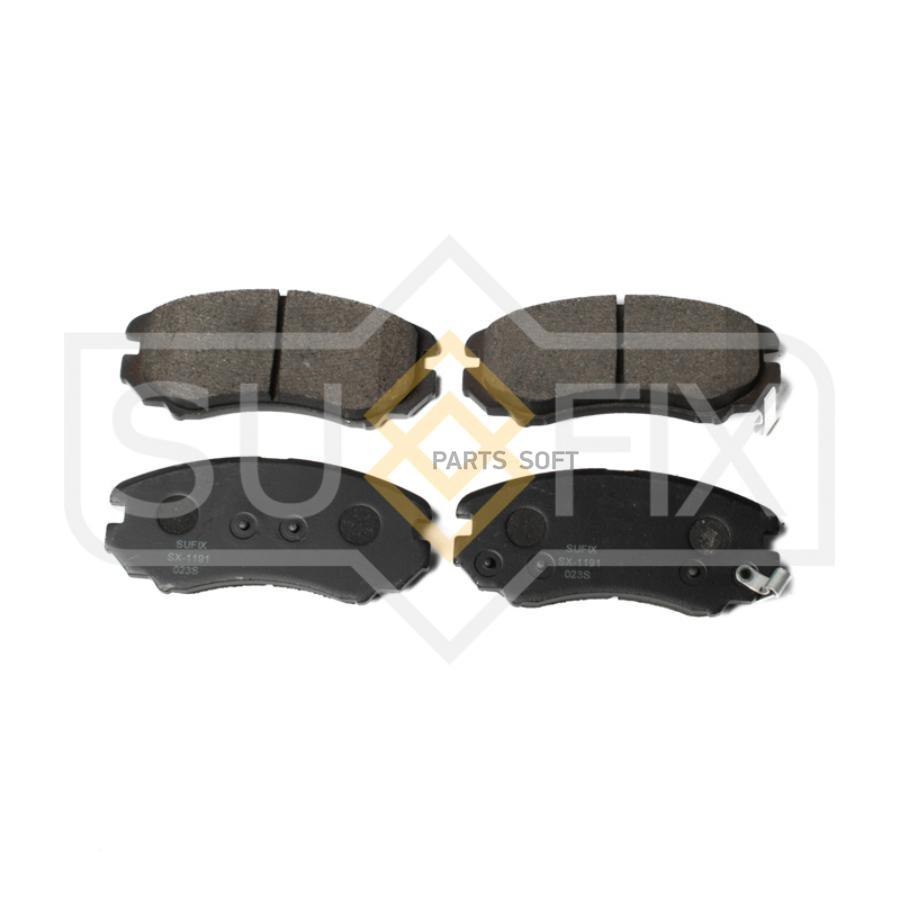 

Тормозные колодки Sufix передние правые/левые дисковые SX1191