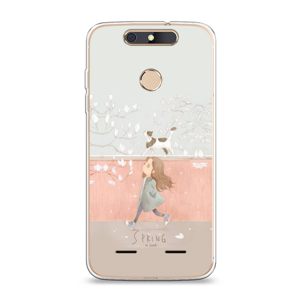 

Чехол Awog на ZTE Blade V8 mini / ЗТЕ Блэйд V8 mini "Девочка-весна", 131950-7