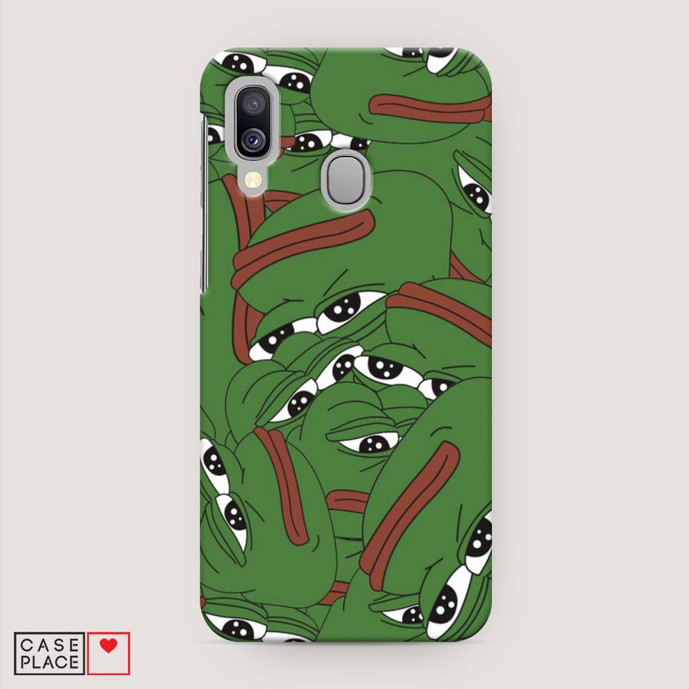 

Пластиковый чехол "Печальный frog" на Samsung Galaxy A40
