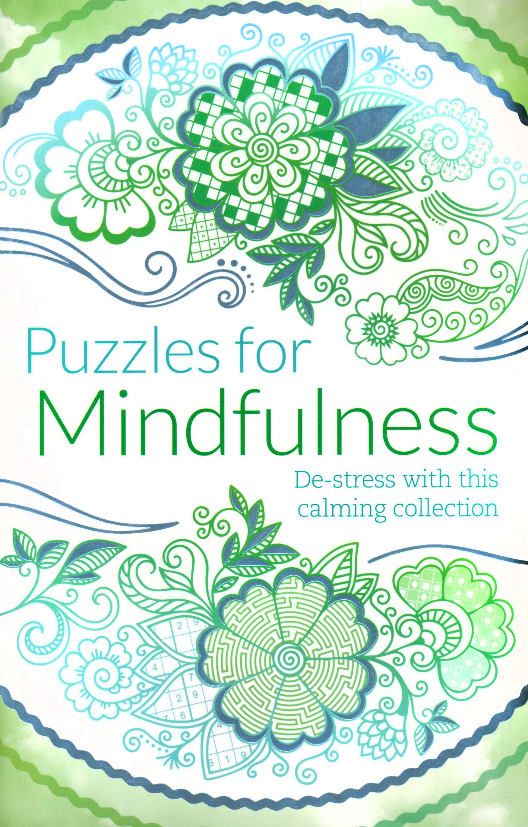 

Puzzles for Mindfulness De-stress with this calming collection