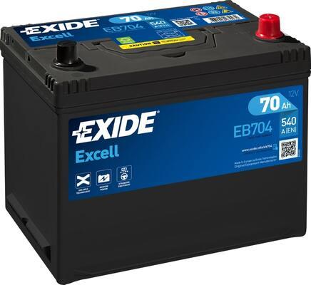 

Аккумулятор автомобильный EXIDE EB704 70 Ач