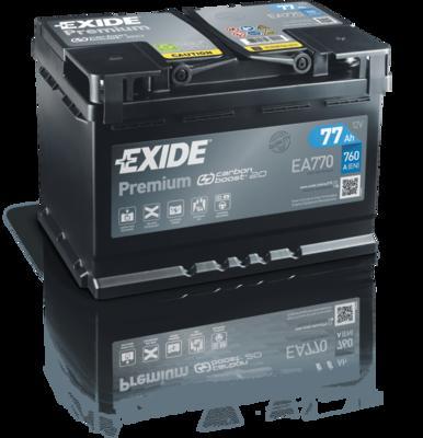 

Аккумулятор автомобильный EXIDE EA770 77 Ач