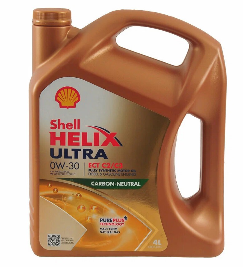 

Моторное масло Shell Helix Ultra ECT C2/C3 0W30 4л, ECT C2/C3