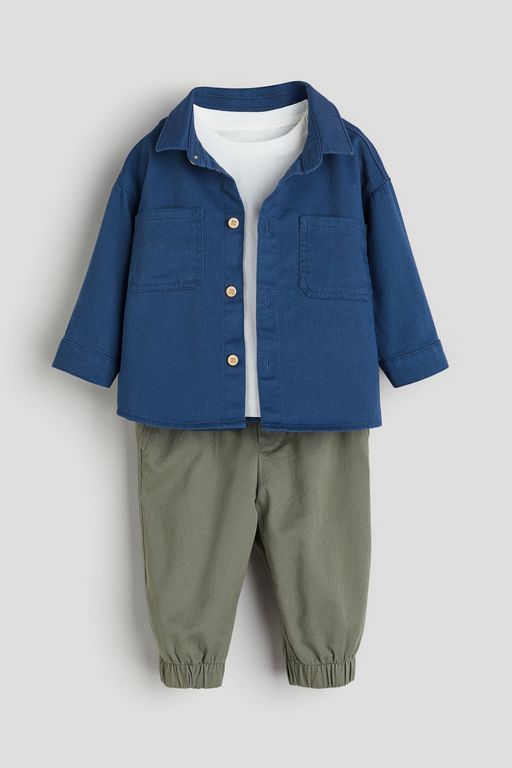 

Костюм повседневный детский H&M 1209866, Синий, зеленый хаки, 68, 1209866