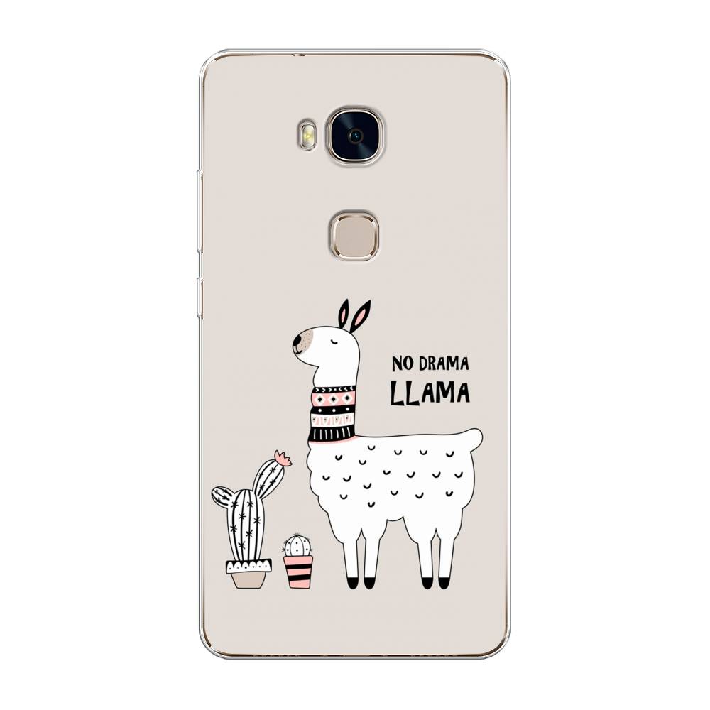 

Чехол Awog на Honor 5X "No drama LLama", Разноцветный, 60550-2