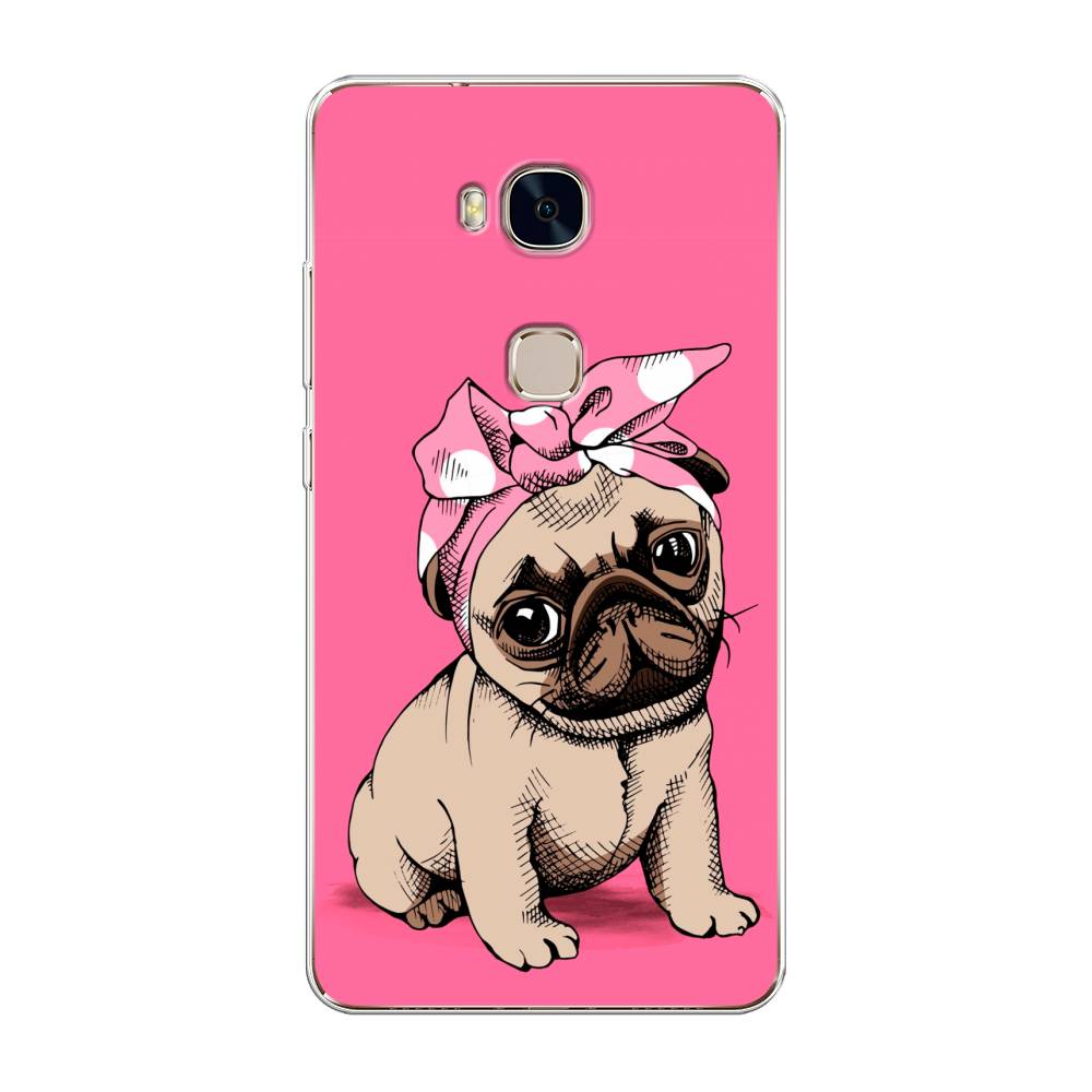 

Чехол Awog на Honor 5X "Dog Pin-Up", Разноцветный, 60550-2