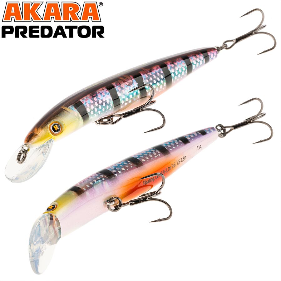 

Воблер Akara Predator 125F 21гр 3/4 oz 5,0 in A209, Разноцветный, Predator