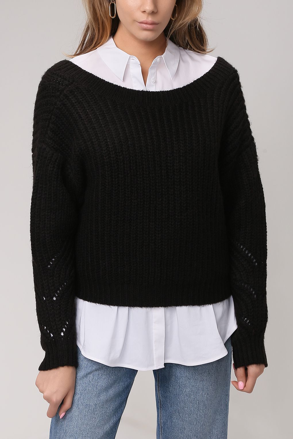

Джемпер женский Vero Moda 10248747 черный L, 10248747