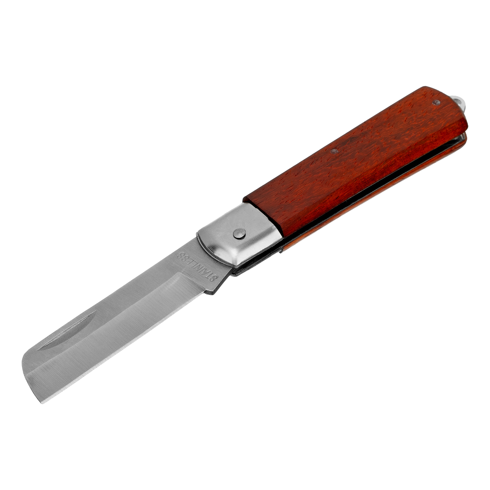 Нож универсальный SPARTA 200 мм прямое лезвие деревянная ручка