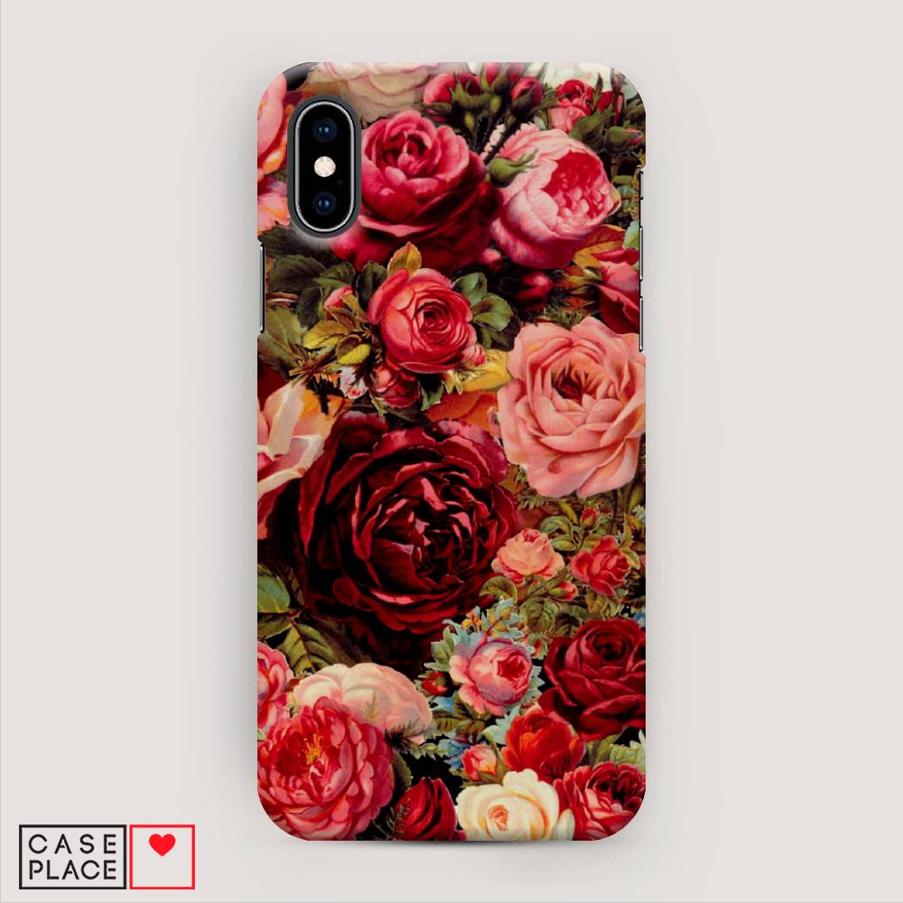 

Пластиковый чехол "Розы винтажные" на Apple iPhone X (10), 11020-6