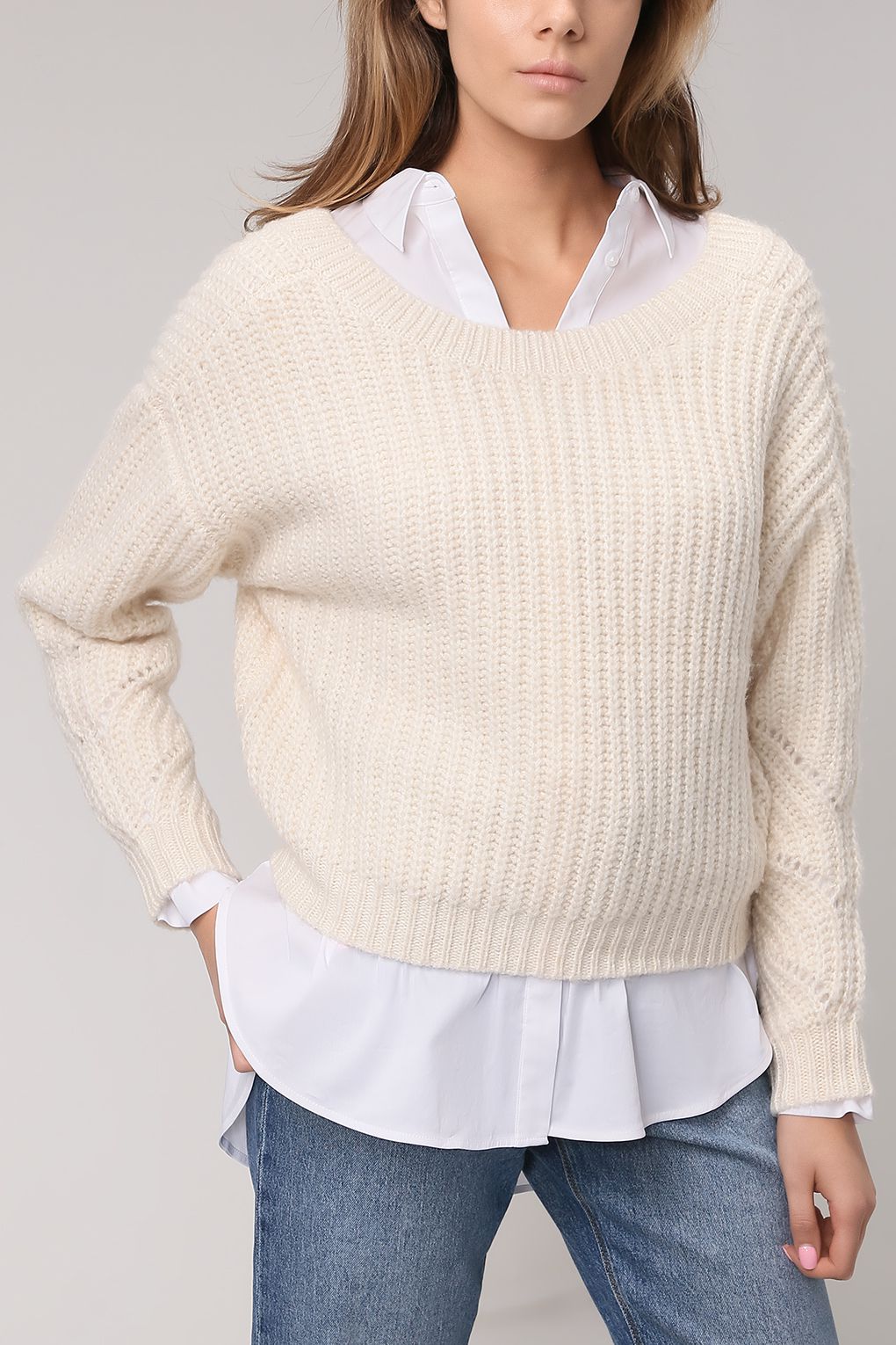 

Джемпер женский Vero Moda 10248747 бежевый XS, 10248747