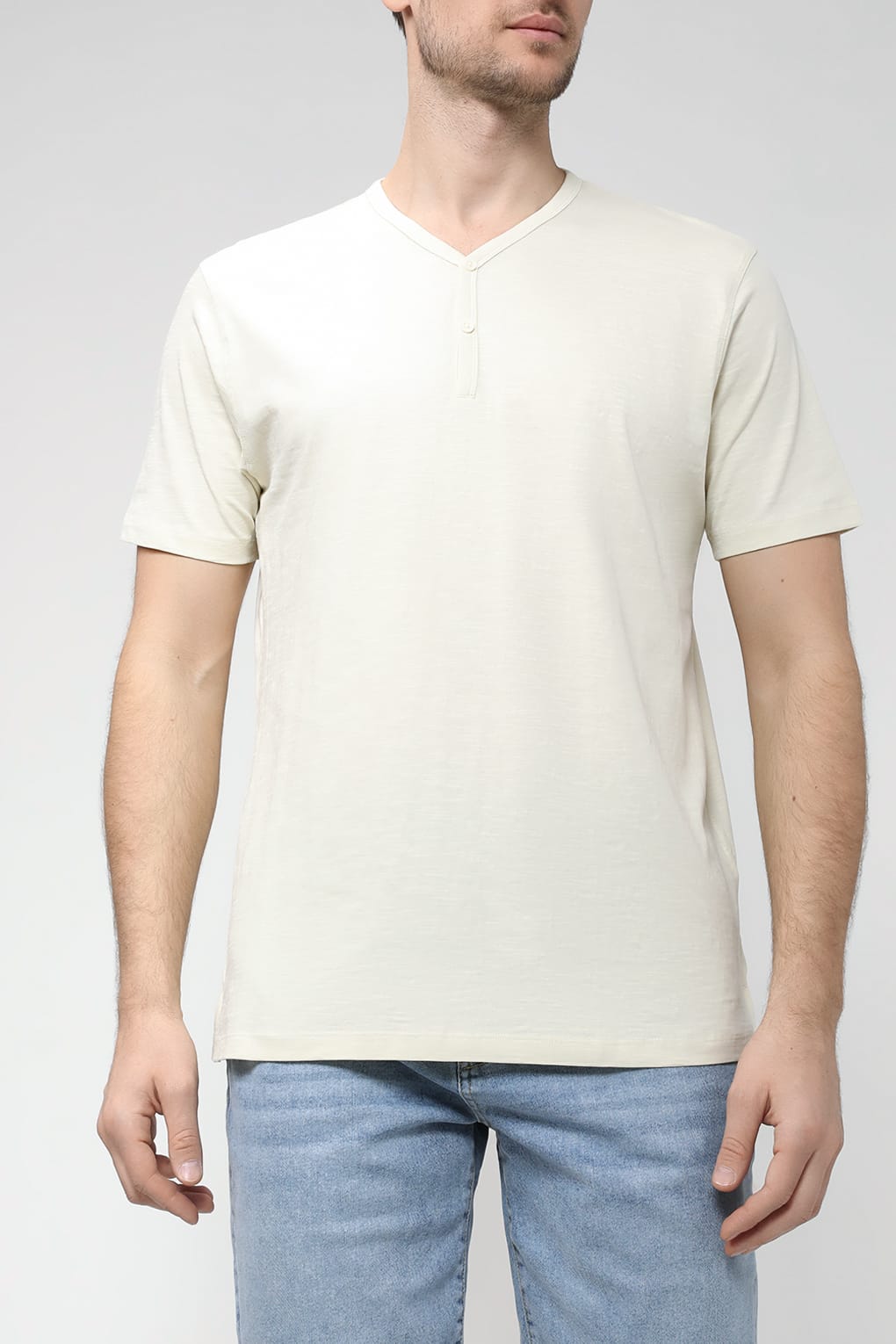

Футболка мужская Esprit Casual 023EE2K307 бежевая XL, Бежевый, 023EE2K307