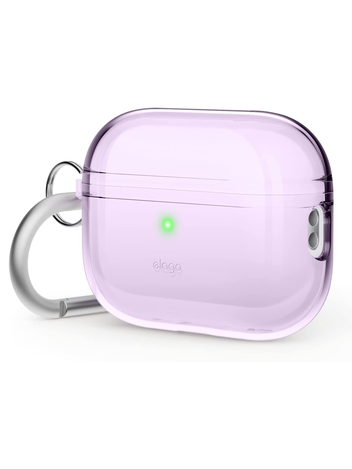 

Чехол Elago для AirPods Pro 2 Clear Hang case Lavender, Фиолетовый;прозрачный