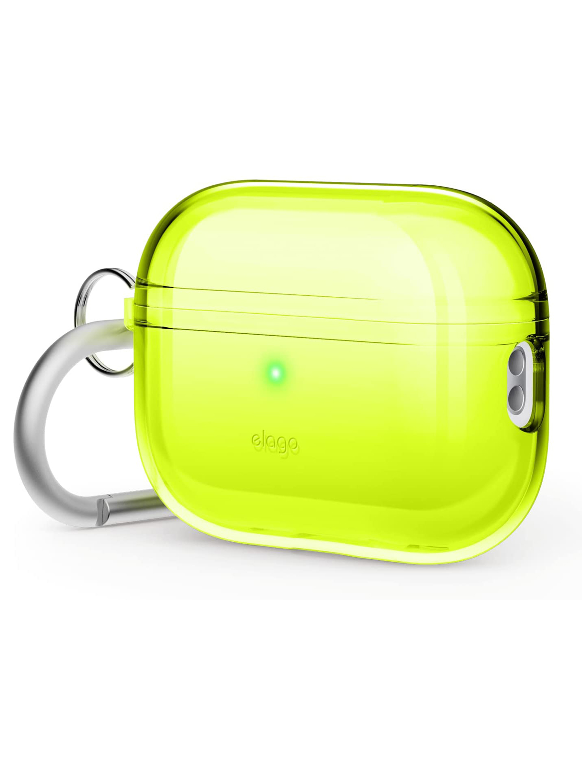 

Чехол Elago для AirPods Pro 2 Clear Hang case Neon Yellow, Желтый;прозрачный