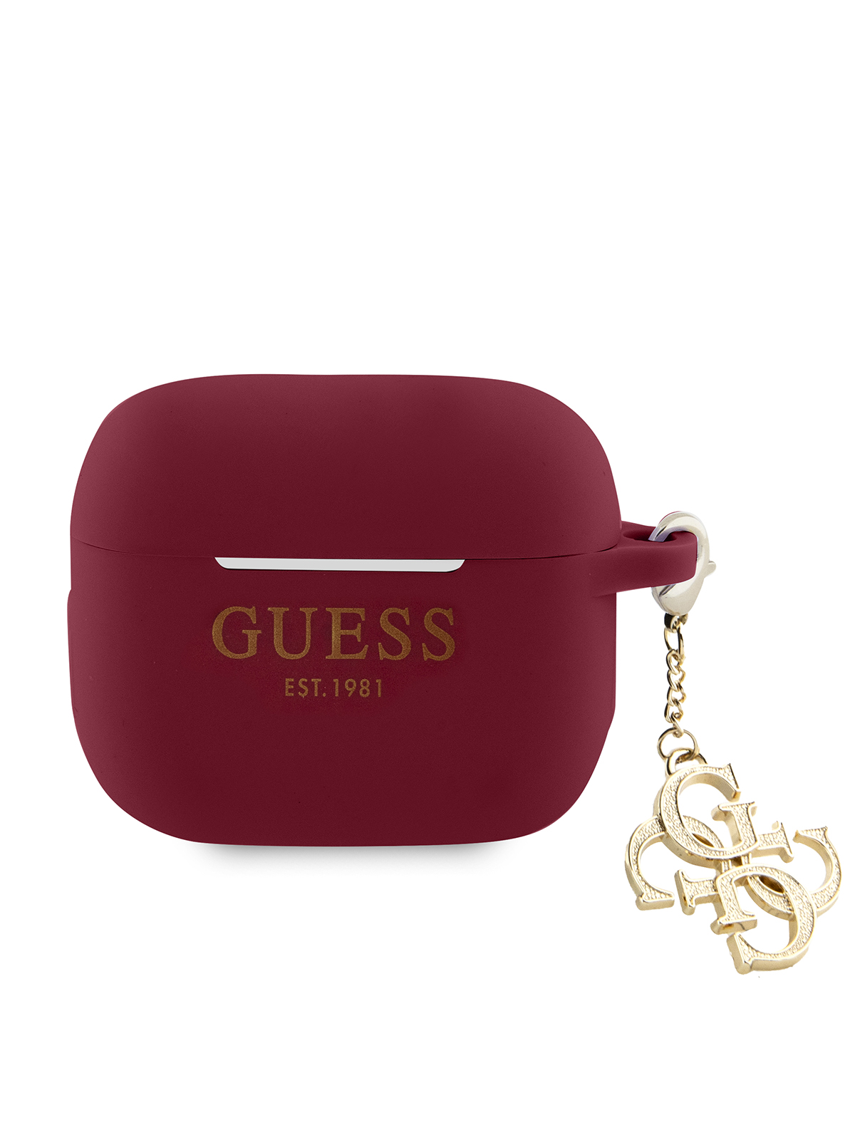 Чехол Guess для Airpods 3 with Big 4G charm Magenta 600015250388 красный