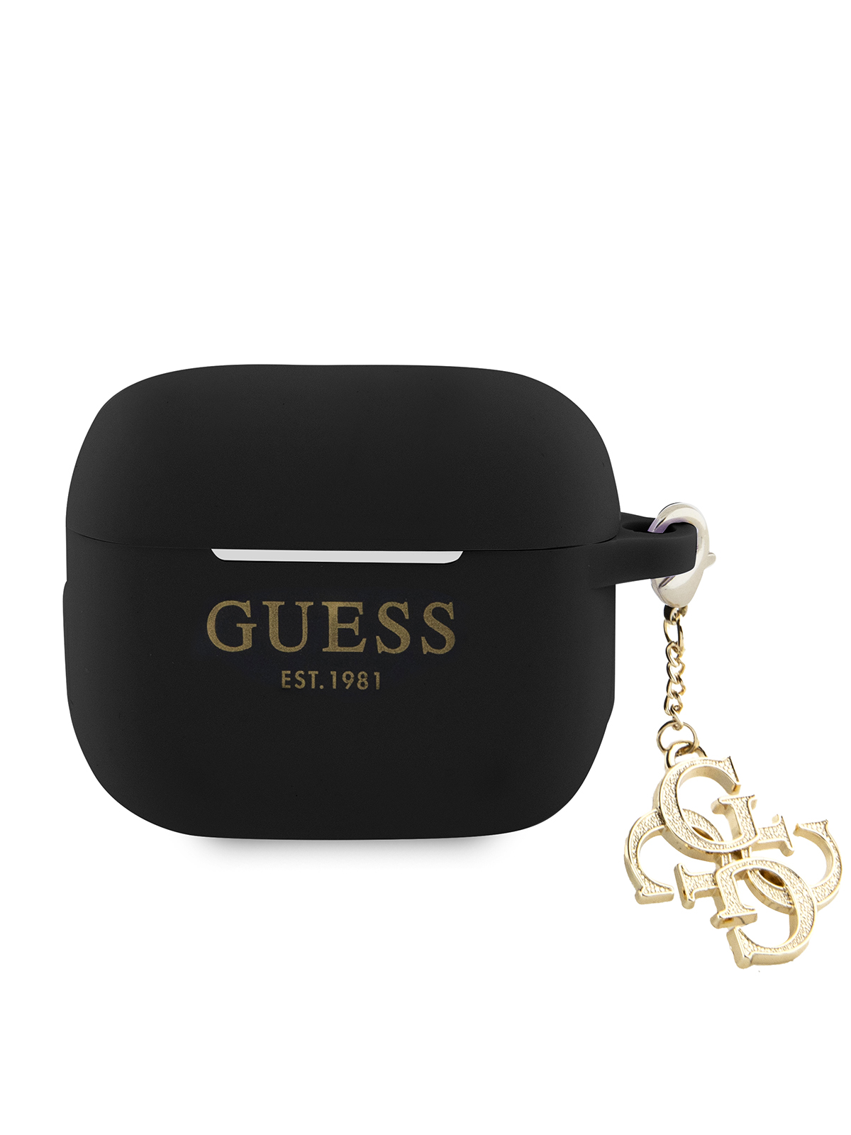 

Чехол Guess для Airpods 3 with Big 4G charm Black, Черный