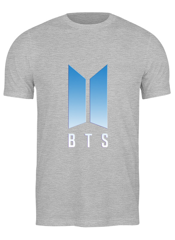 

Футболка мужская Printio Bts серая L, Серый, Bts