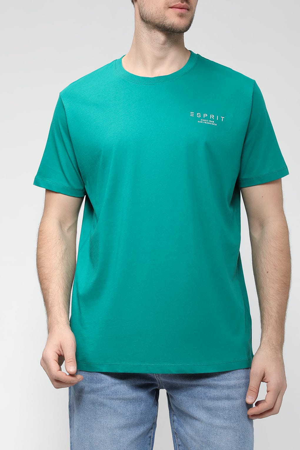 

Футболка мужская Esprit Casual 992EE2K307 зеленая XL, Зеленый, 992EE2K307