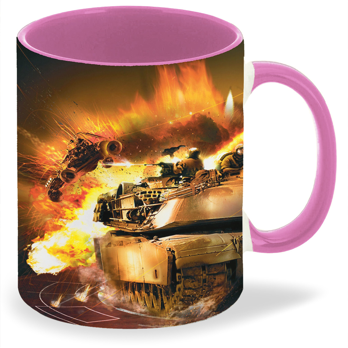 

Кружка CoolPodarok battlefield 2 modern combat Танк Вертолёт Машина Взрыв, battlefield 2 modern combat Танк Вертолёт Машина Взрыв