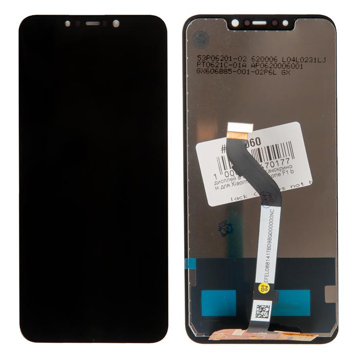

Дисплей в сборе с тачскрином для Xiaomi PocoPhone F1, чёрный, PD-873060