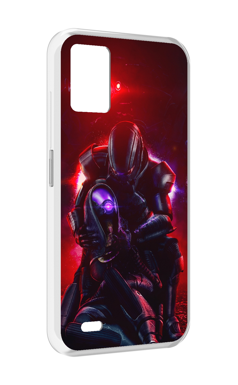 

Чехол задняя-панель-накладка-бампер MyPads Mass Effect для UMIDIGI Bison 1 противоударный, Прозрачный, Tocco