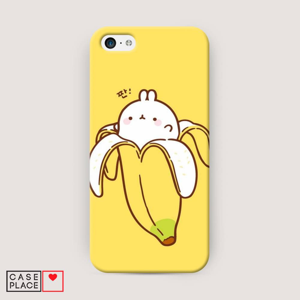 

Пластиковый чехол "Зайчик-бананчик" на Apple iPhone 5C, 10220-1