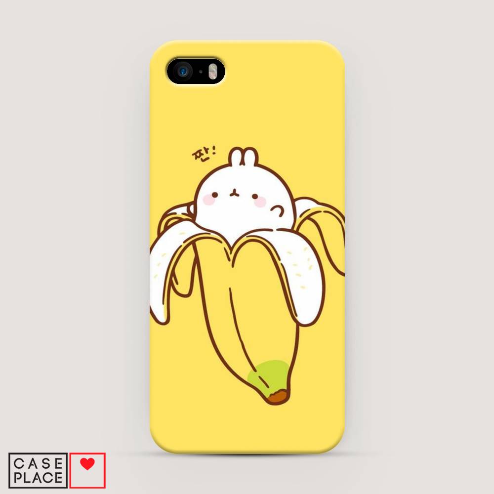 

Пластиковый чехол "Зайчик-бананчик" на Apple iPhone 5, 10320-1