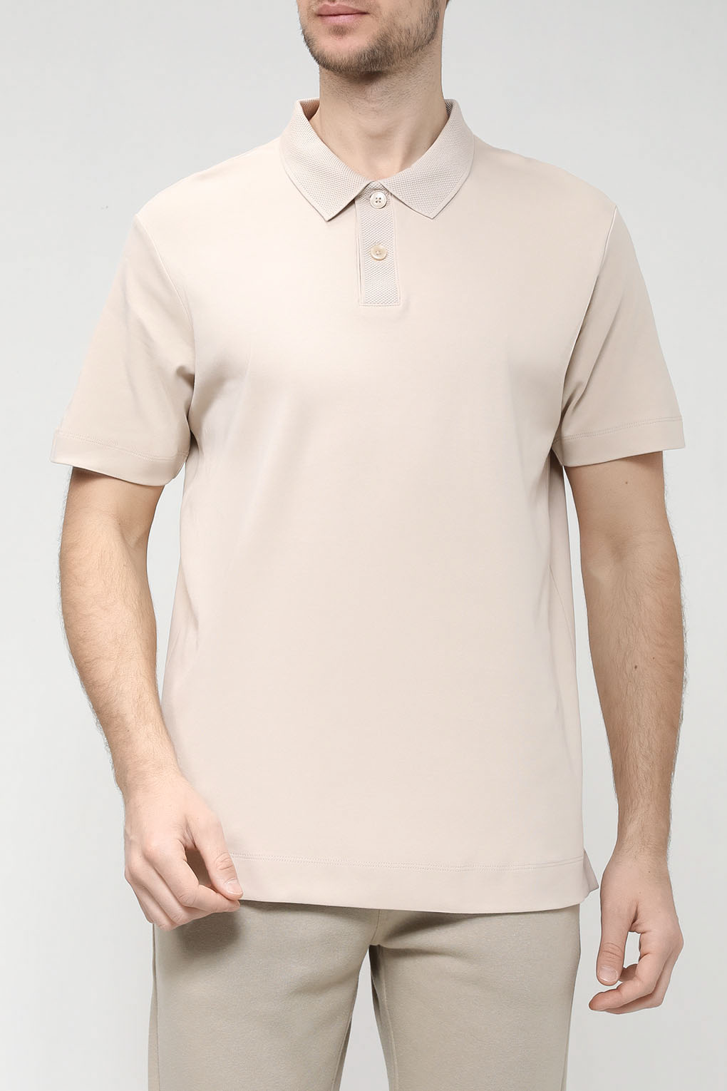

Футболка мужская Esprit Casual 023EO2K305 бежевая XL, Бежевый, 023EO2K305
