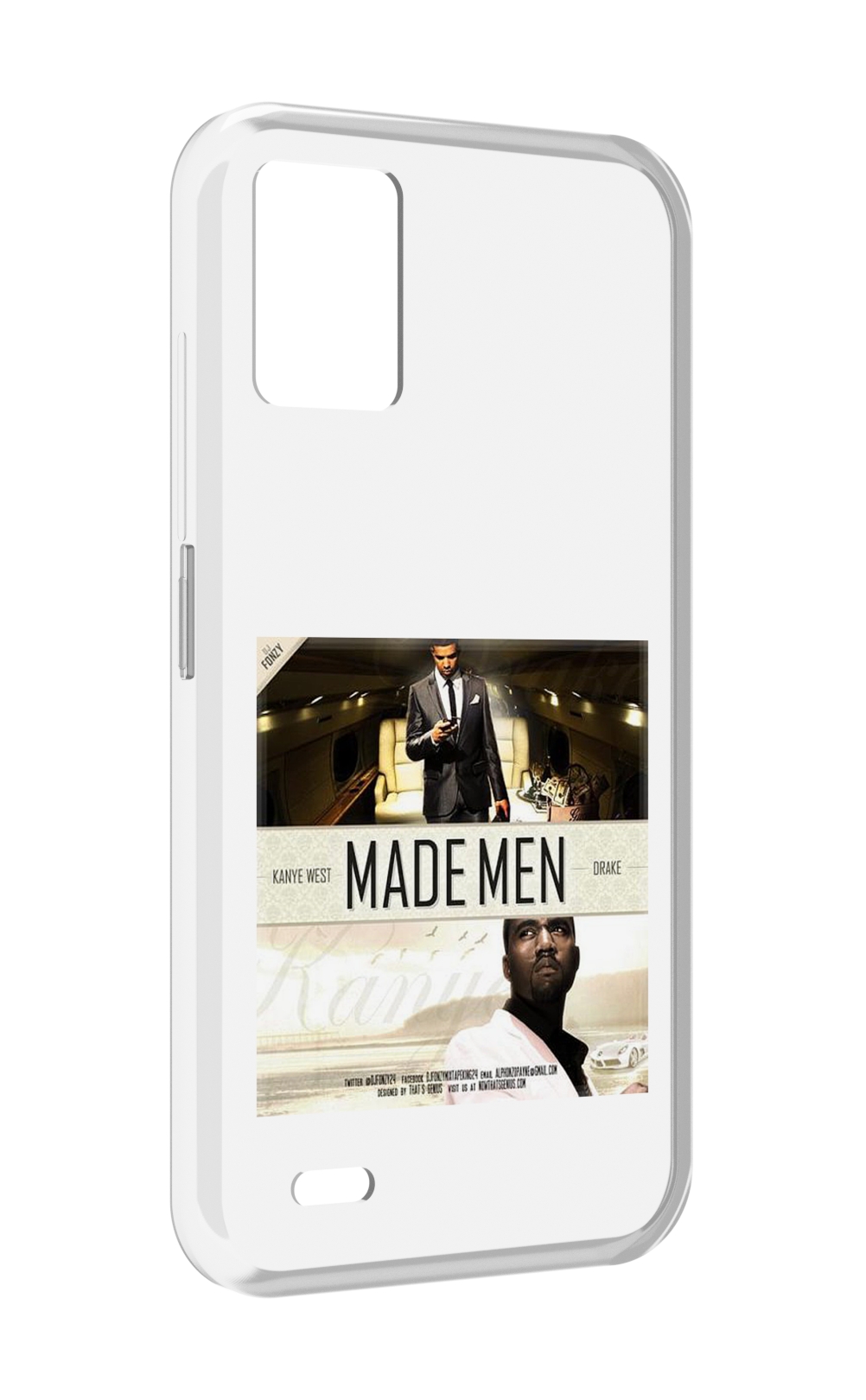 

Чехол MyPads Kanye West & Drake - Made Men для UMIDIGI Bison 1, Прозрачный, Tocco