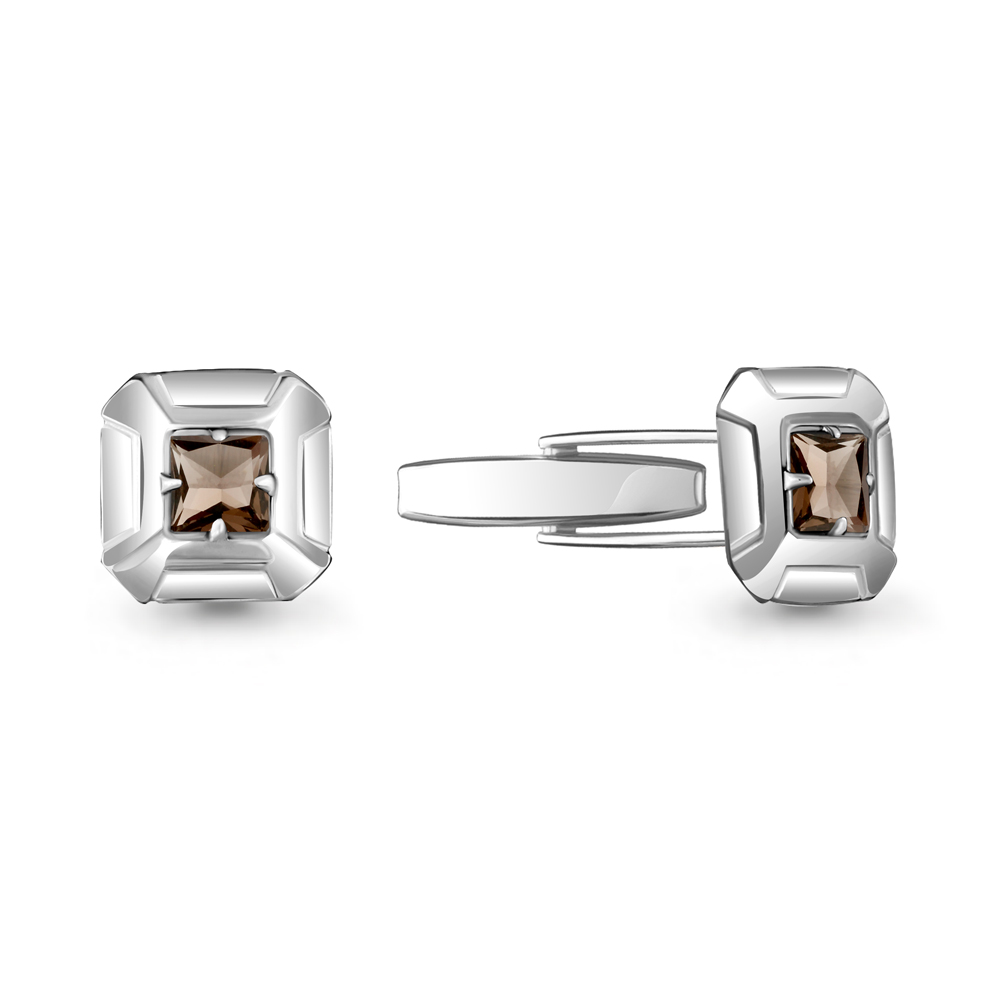 

Запонки из серебра с кварцем Aquamarine 7281401_925_р, 7281401_925_р