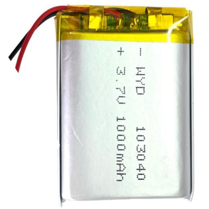 Аккумулятор батарея 103040 1000mAh 3,7v (40х30х10 мм)