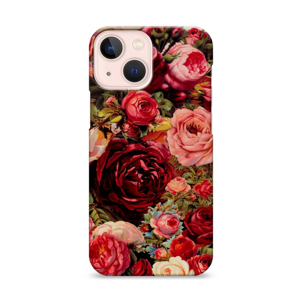 

Пластиковый чехол "Розы винтажные" на Apple iPhone 13 mini, 14120-6