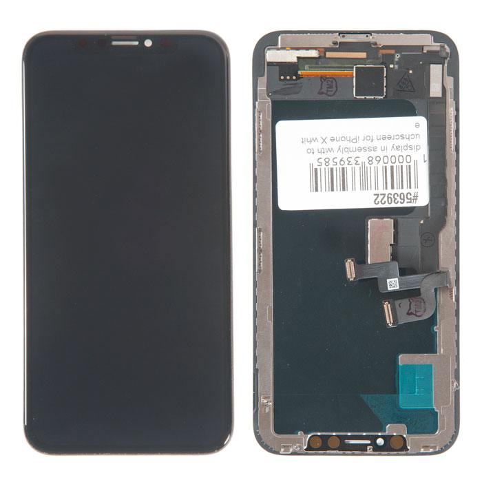 

Дисплей в сборе с тачскрином для iPhone X (TFT), чёрный, PD-563922