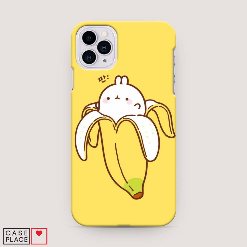 

Пластиковый чехол "Зайчик-бананчик" на Apple iPhone 11 Pro Max, 12220-1