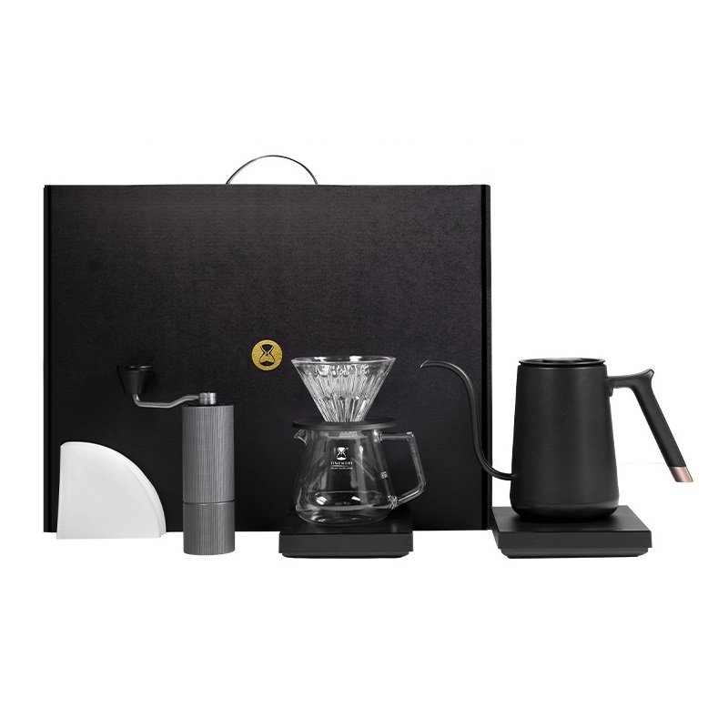 Набор для заваривания кофе Timemore C3-Black Advanced Gift Box, черный (70TGB017AA003)