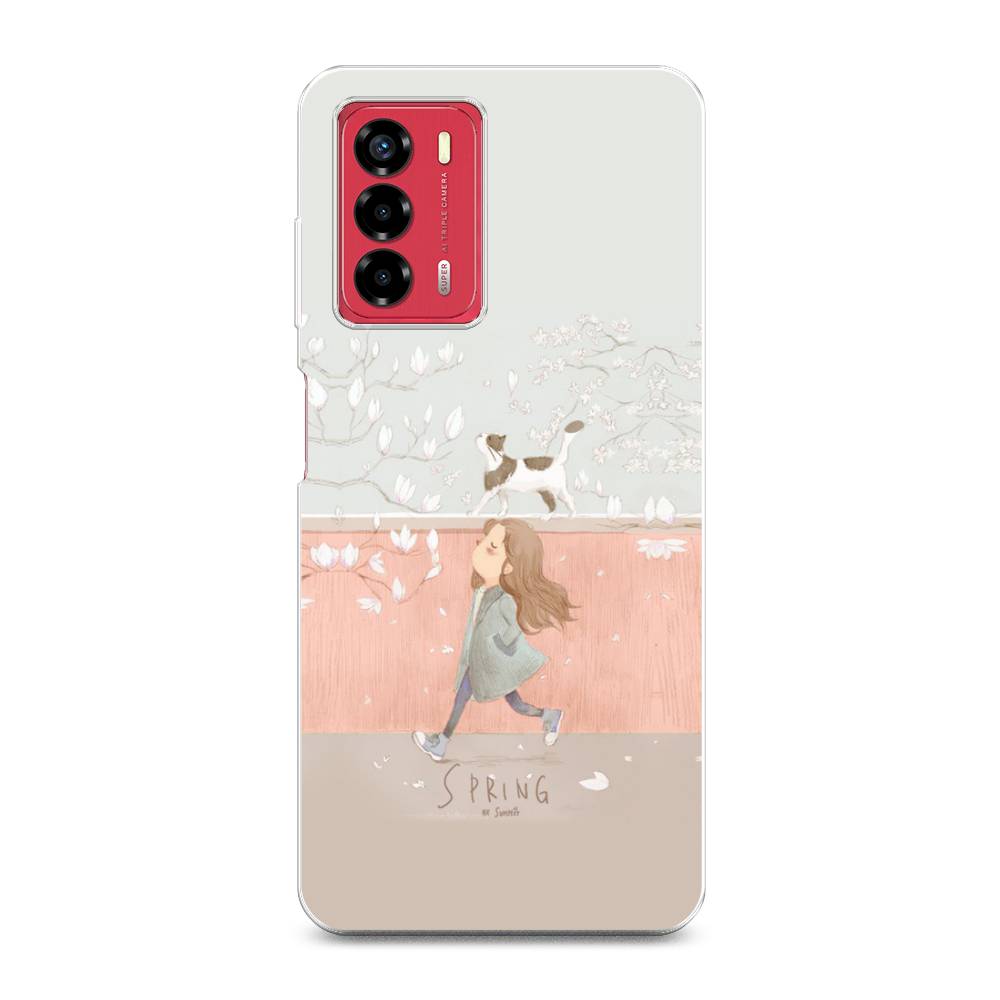 

Чехол Awog на ZTE Blade V40 Vita / ЗТЕ Блэйд V40 Vita "Девочка-весна", 135650-7