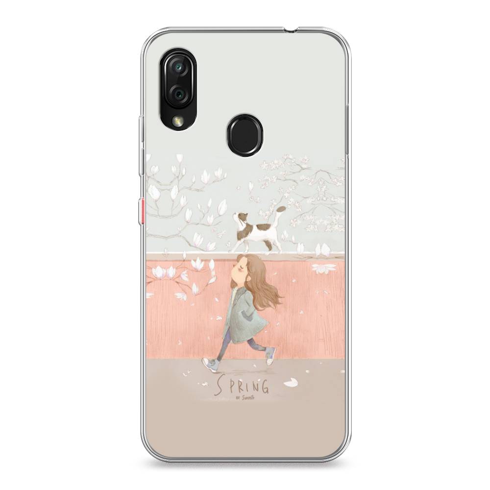

Чехол Awog на ZTE Blade V10 Vita / ЗТЕ Блэйд V10 Vita "Девочка-весна", Разноцветный, 132650-7