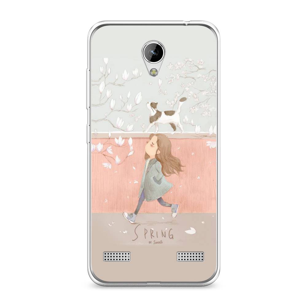 

Чехол Awog на ZTE Blade A520 / ЗТЕ Блэйд A520 "Девочка-весна", 132050-7