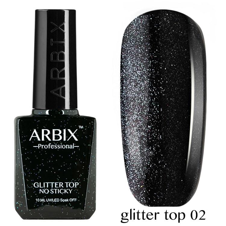 

Топ для гель-лака с блестками Arbix Glitter top 02 10 мл