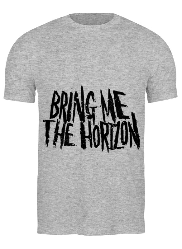 

Футболка мужская Printio Bring me the horizon серая 3XL, Серый, Bring me the horizon