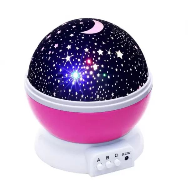 Ночник-проектор Звездное небо STAR MASTER детский Розовый ночник проектор звёздное небо астронавт