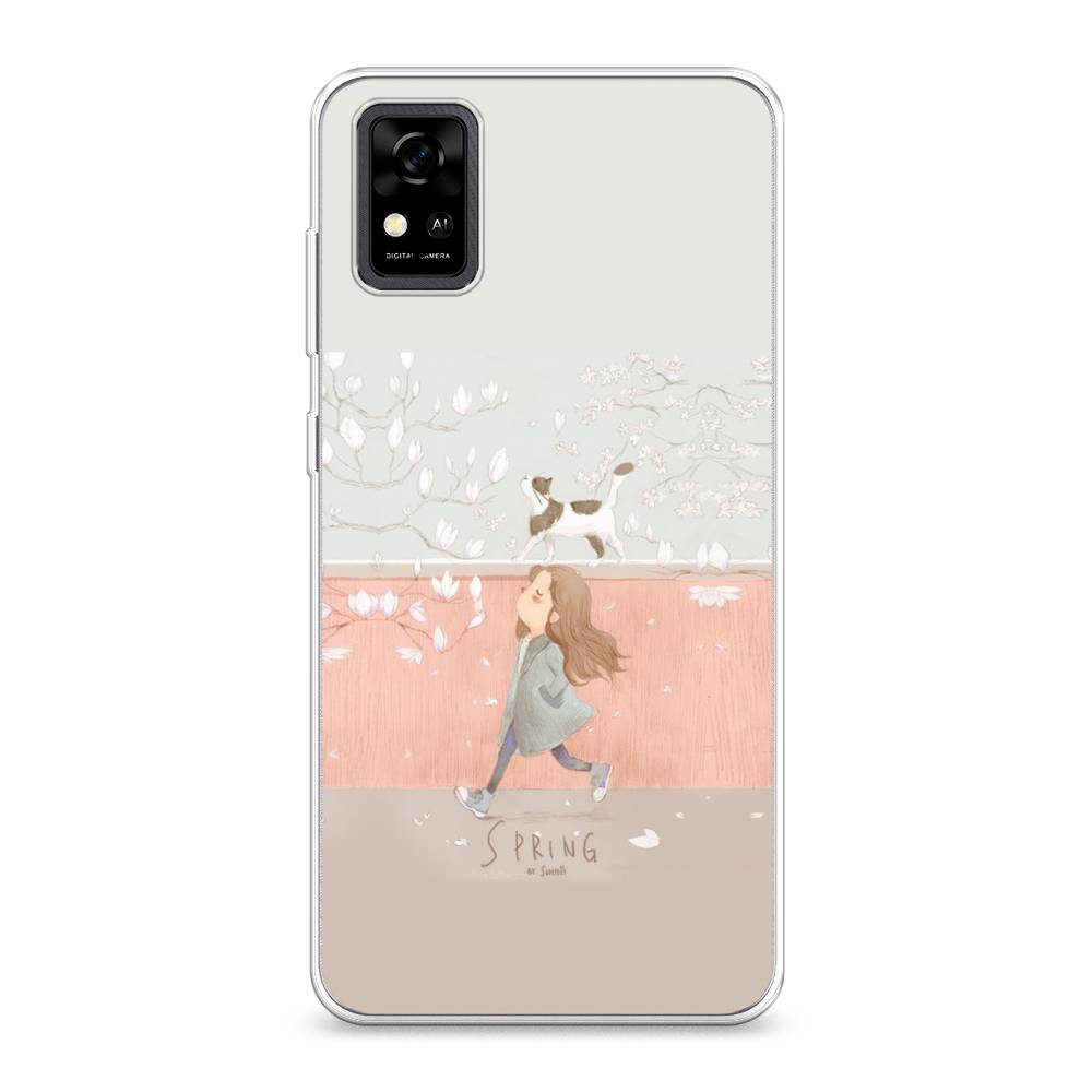 

Чехол Awog на ZTE Blade A31 / ЗТЕ Блэйд A31 "Девочка-весна", Разноцветный, 134650-7