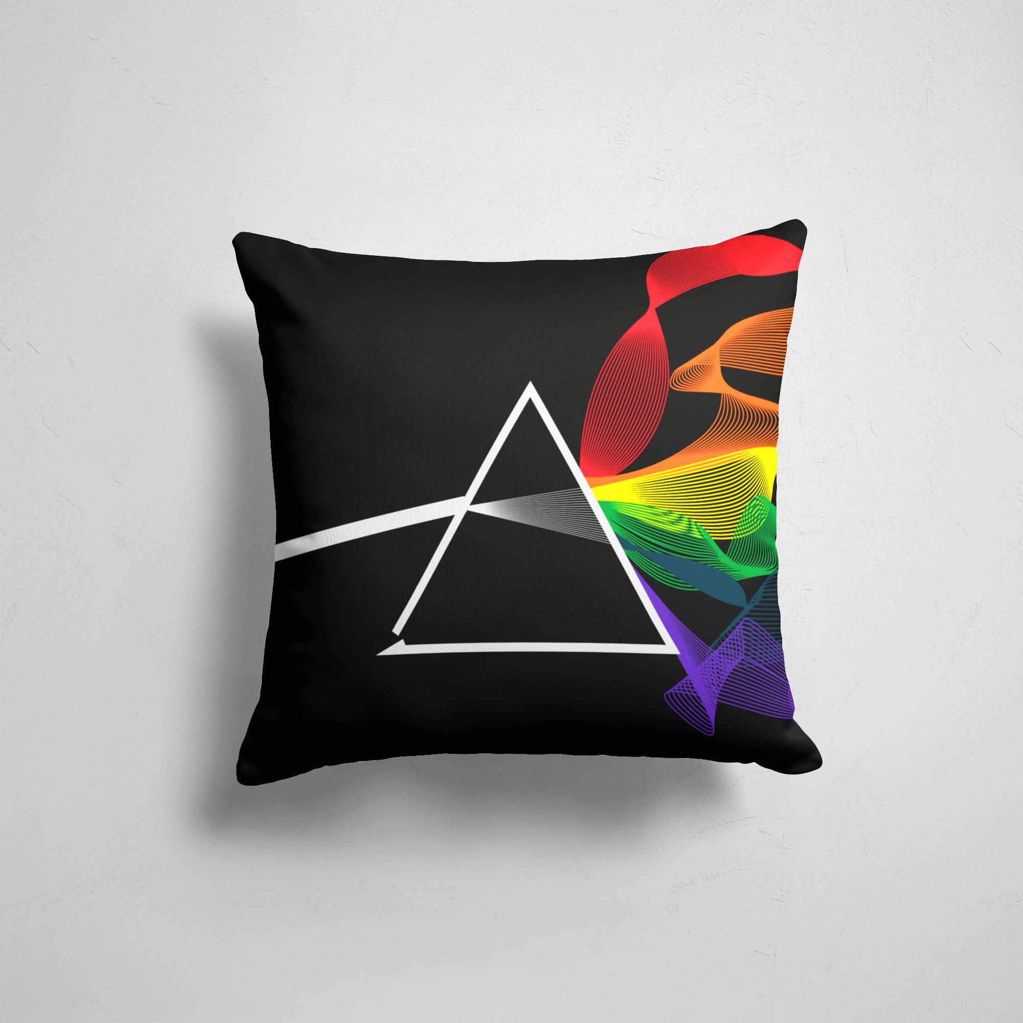 

Подушка декоративная 45х45см Рок Pink Floyd, Разноцветный