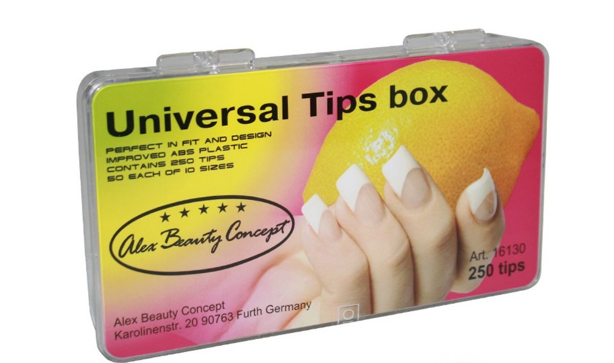 фото Типсы alex beauty concept universal tips box (500 шт)